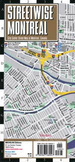 Streetwise Montreal Map: Laminated City Center Map Montreal