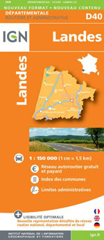 Ign Département #40 Landes