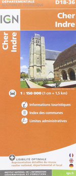Ign Département #18-36 Cher, Indre
