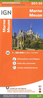 Ign Marne - Meuse D51-55