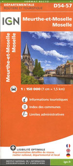 Ign Meurthe-et-Moselle - Moselle D54-57