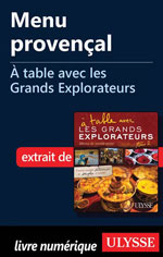 Menu provençal - À table avec les Grands Explorateurs