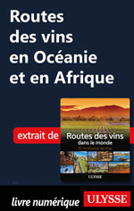 Routes des vins en Océanie et en Afrique