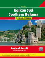 Atlas Spiralé Sud Balkan - South Balkan Spiralbound Atlas