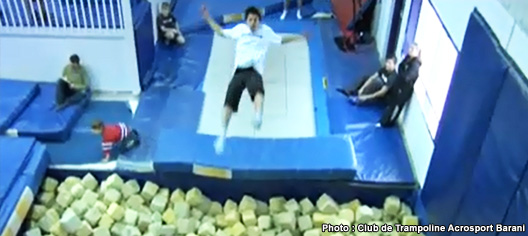 Trampoline Acrosport Barani