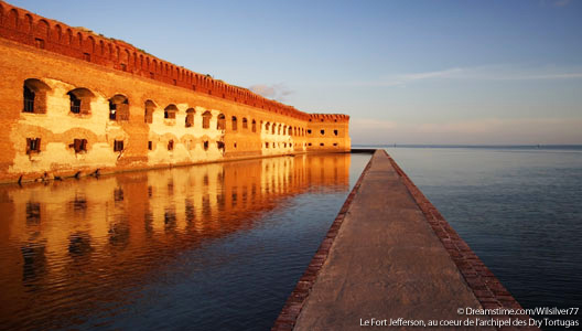 Fort Jefferson, &agrave; Key West, dans l&rsquo;archipel des Dry Tortugas