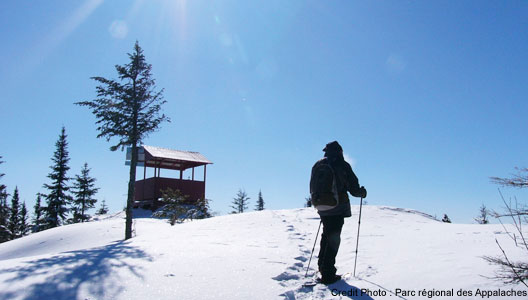 Les Appalaches en raquettes