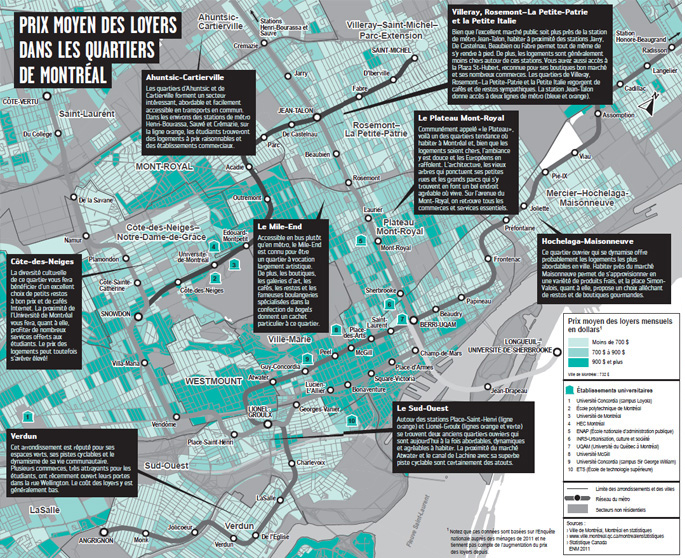 carte Montr&eacute;al