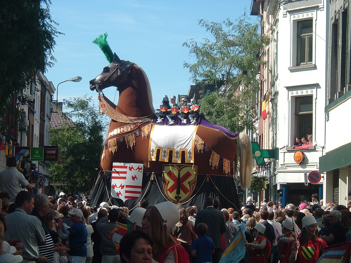 En Flandre, le cortège du cheval Bayard