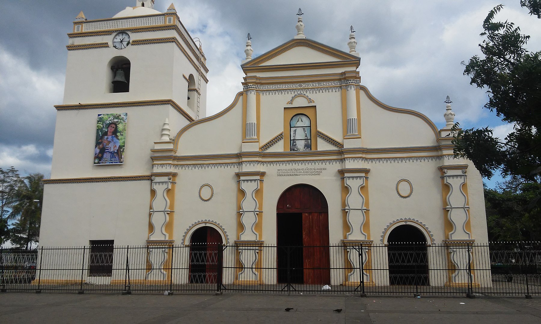L'église Notre-Dame de l'Assomption, au cœur de la ville de Masaya, au Nicaragua. | Par Byralaal - Travail personnel CC BY-SA 4.0, 