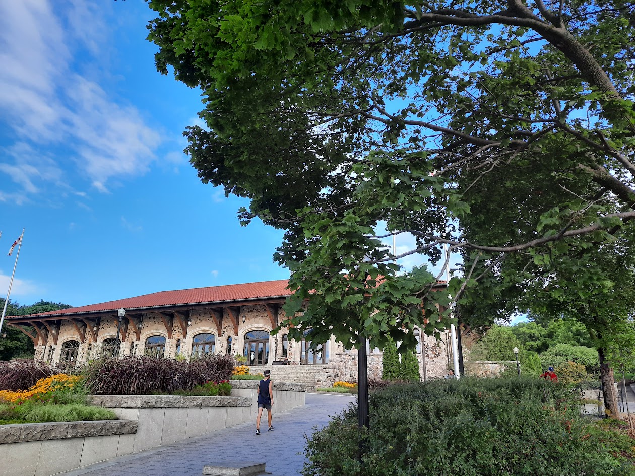 Le chalet du parc du Mont-Royal, près du belvédère Kondiaronk. Photo © Daniel Desjardins