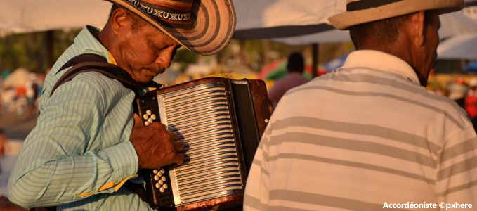 Accord&eacute;oniste Colombien
