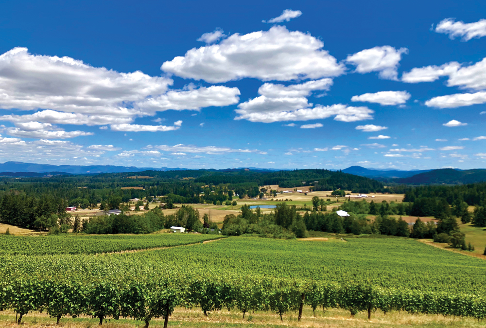 La Willamette Valley en Oregon