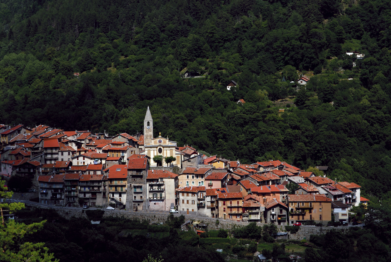 Le col de Turini à moto