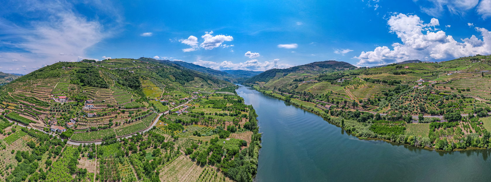  Vue aérienne du vignoble dans la vallée du Douro, Portugal. © iStock / Michael Workman