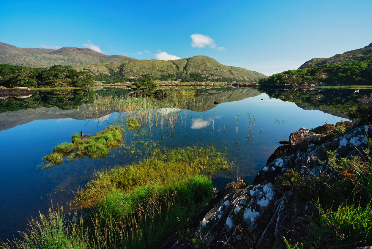 Looscaunagh Lough, Parc national de Killarney, Comté de Kerry, Irlande, © iStock / Daniele Di Novi