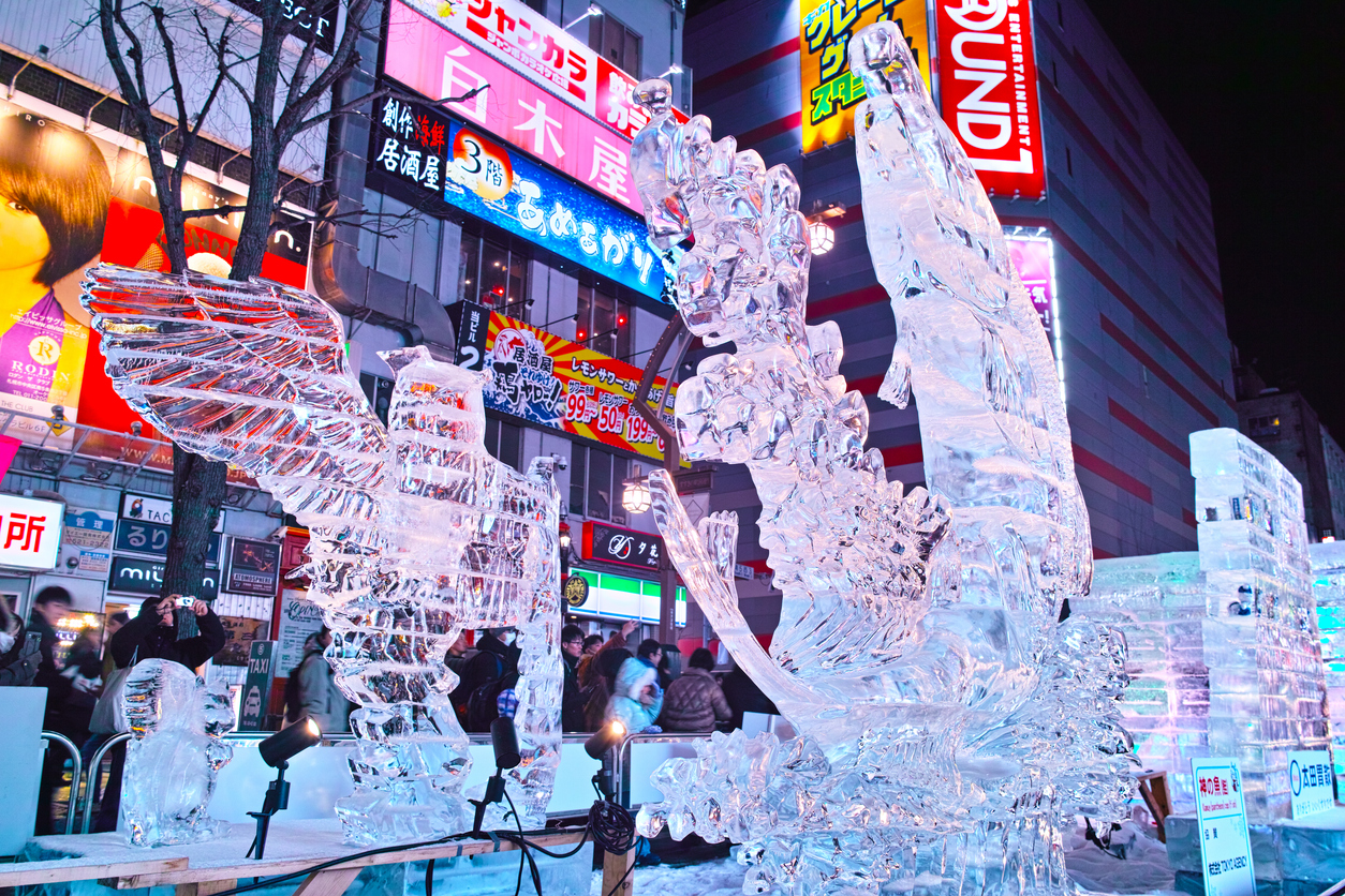  Festival de la Neige à Sapporo, Hokkaido, Japon © iStock / 7maru