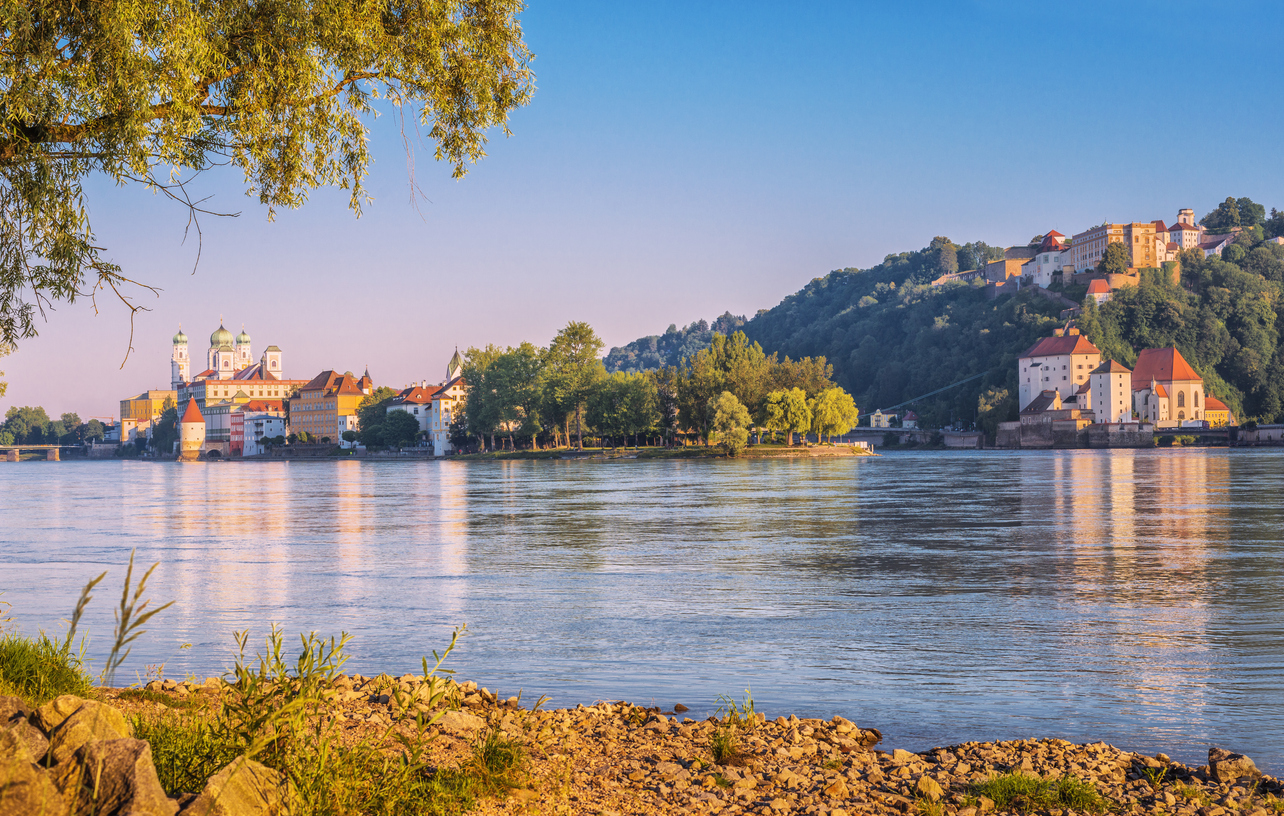 Le Danube à Passau, Bavière, Allemagne  © iStock / Juergen Sack 