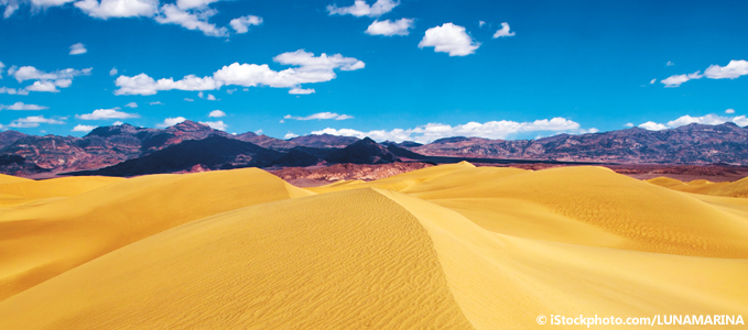 La vall&eacute;e de la Mort en Californie