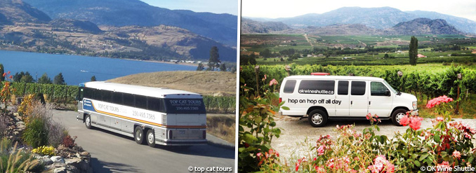 Vir&eacute;e dans les vignobles de la vall&eacute;e de l'Okanagan