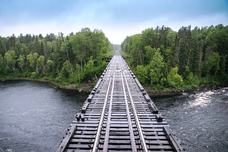 Chemin de fer Senneterre © Christian Leduc pour Tourisme Abitibi-Témiscamingue