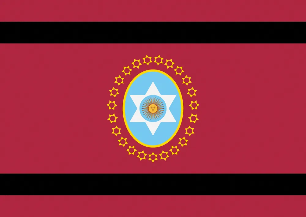 Le drapeau de Salta.
Crédit:	©Students of Nicolás Avellaneda School of Salta (Vector graphics by Gorivero)