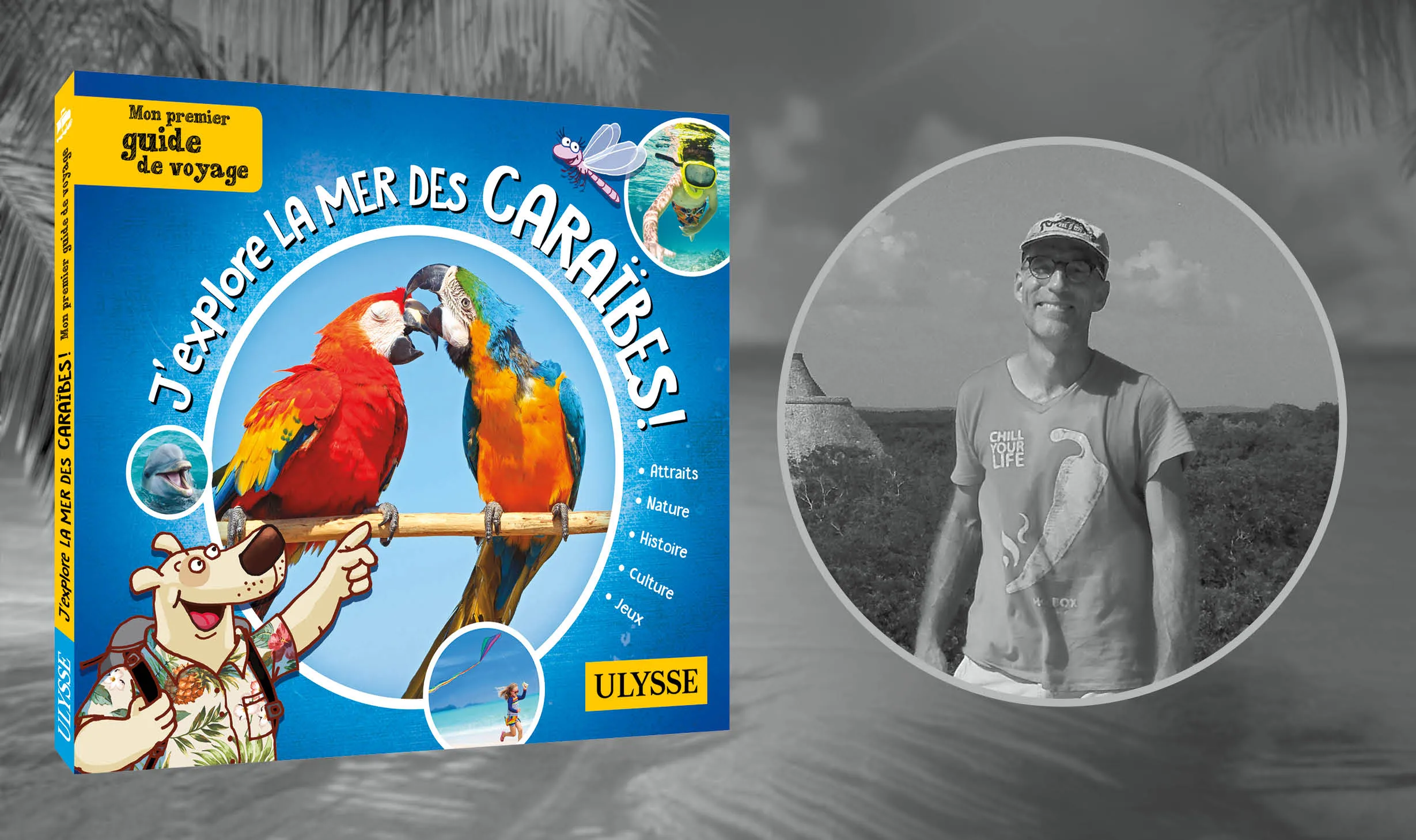 Marc Berger, pédagogue et auteur de livre pour enfants aux Guides de voyage Ulysse