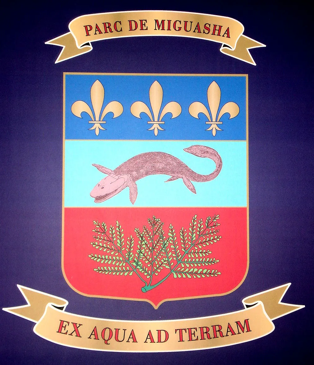 Blason de Miguasha - Par Gachepi — Travail personnel, CC BY-SA 3.0, https://commons.wikimedia.org/w/index.php?curid=3825753
