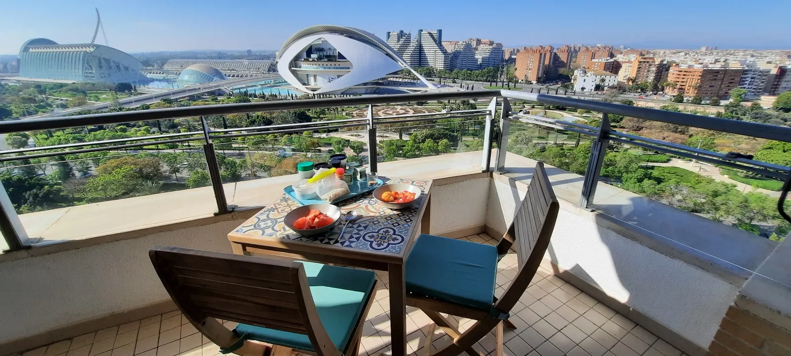 Vivre à Valence une semaine ou un mois, comme si on y habitait, devant le Jardin del Turia et le palais des Arts Reina Sofía de l'architecte Calatrava.  © Daniel Desjardins