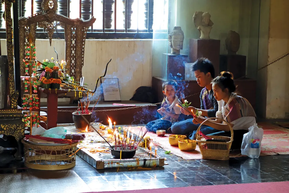 Vat Visoun, à Luang Prabang
Crédit:	©Marc Rigole