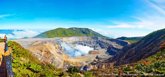 Le Volcan Poas | ©Shutterstock.com/Michal Sarauer 