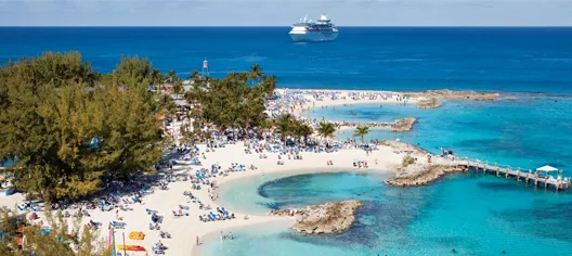 CocoCay, l'île privée de Royal Caribbean aux Bahamas. 