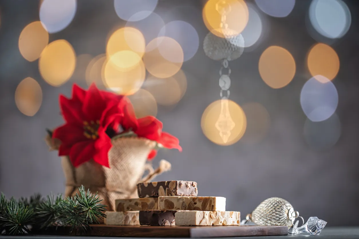 Le turron, dessert traditionnel de Noël en Espagne © iStock / Sima_ha