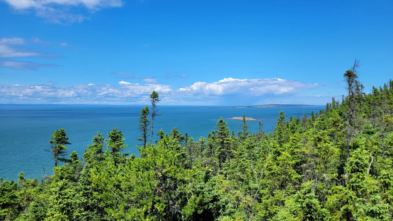 Vue sur le fleuve Saint-Laurent près de Cacouna, Bas Saint-Laurent au Québec © iStock / Pierre-Olivier Valiquette