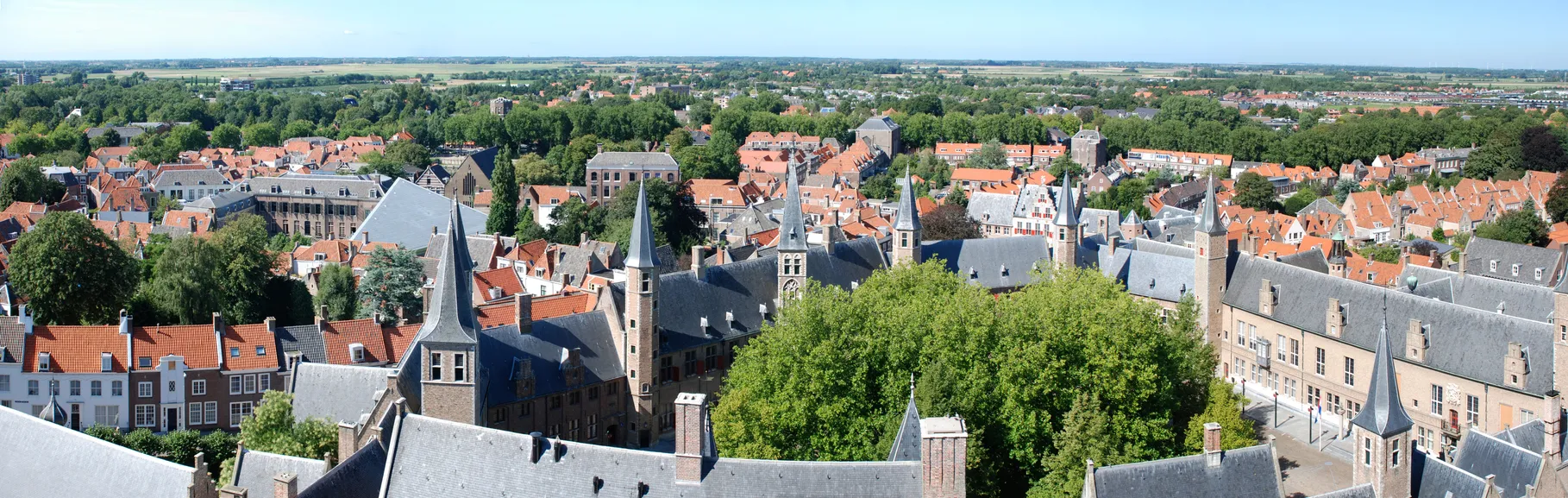 Vue sur Middelburg, province de la Zélande, Pays-Bas © iStock / danieldefotograaf