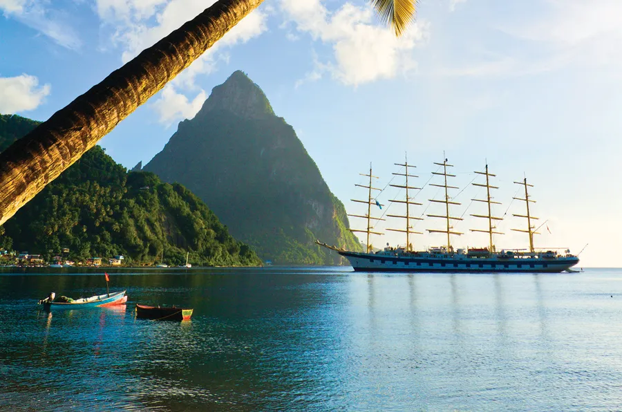 Baie de Soufrière, Sainte-Lucie | © iStockphoto.com/oriredmouse 