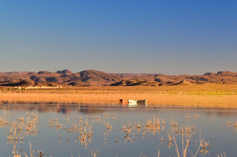 Lac El Mansour Eddahbi, le soir | © Joesboy