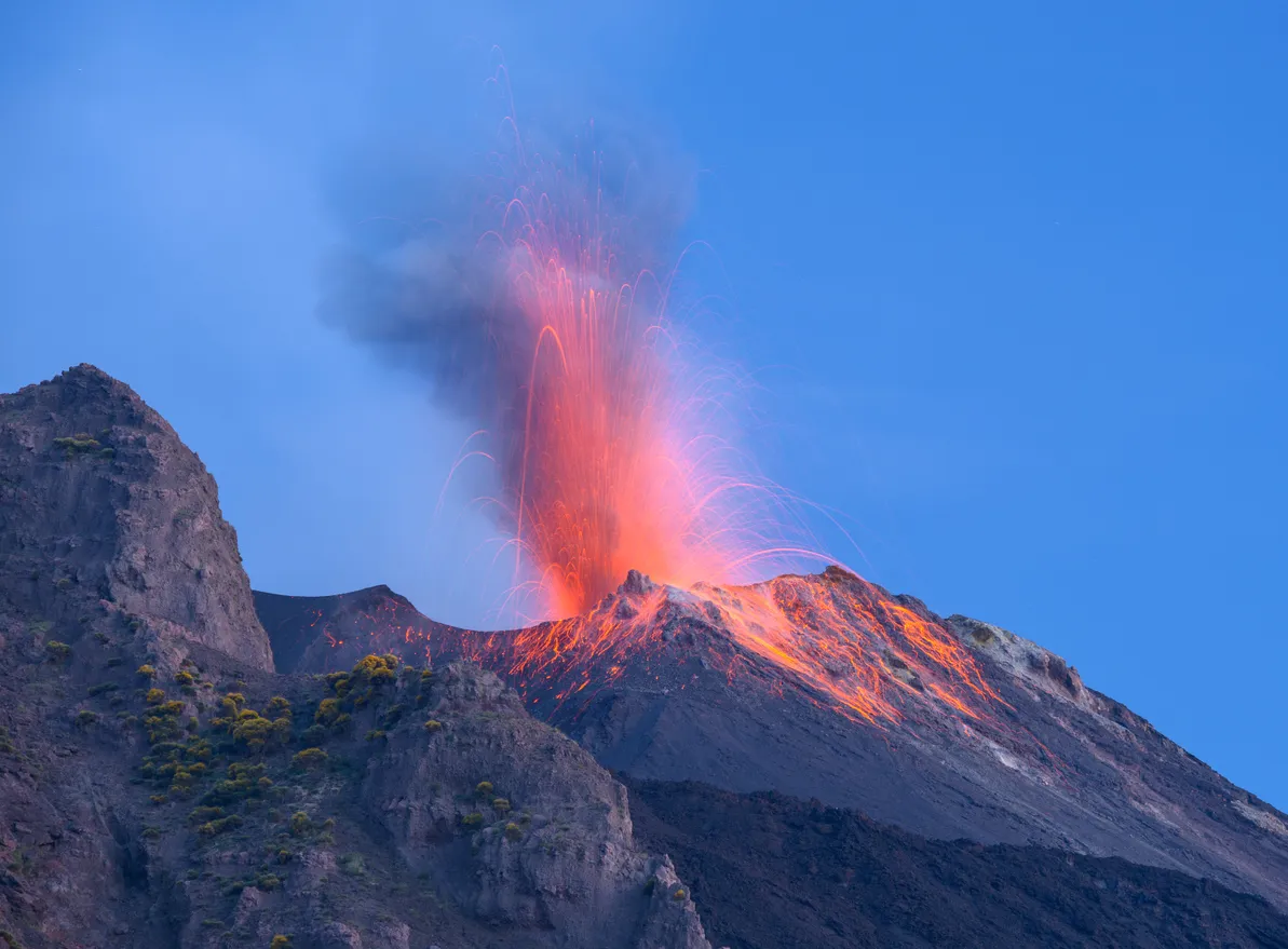Le volcan de l'île Stromboli
© iStock/mmac72