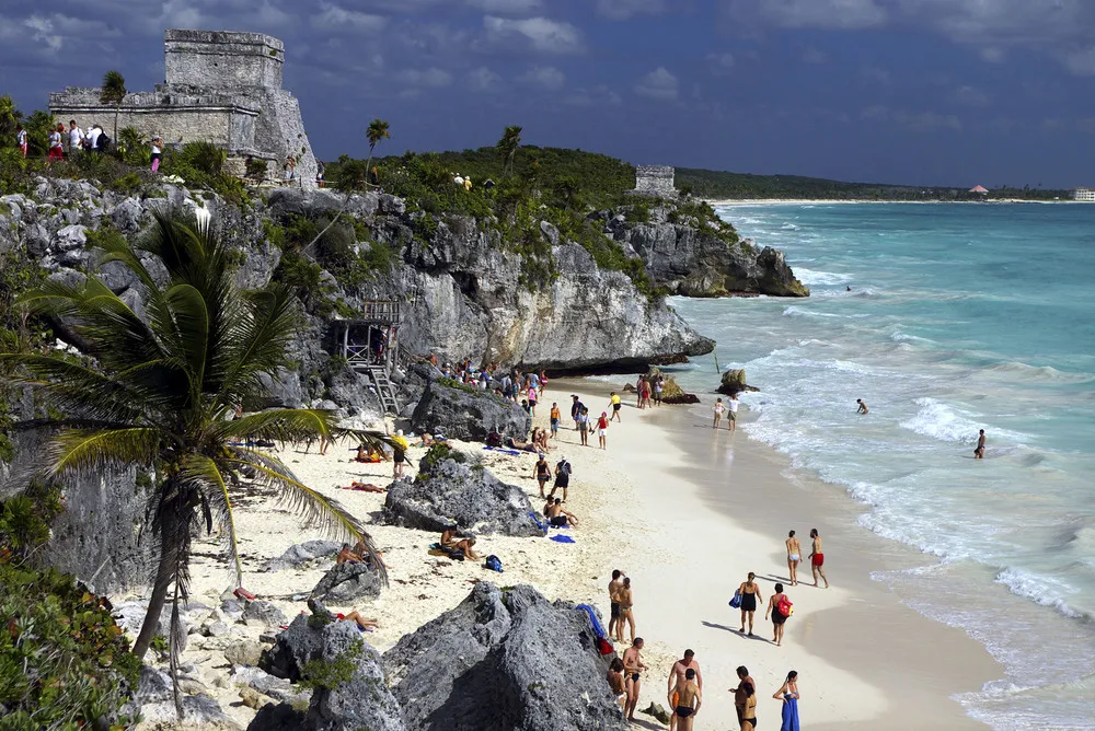 La zone archéologique et la plage de Tulum.  | © iStockphoto.com/InStock