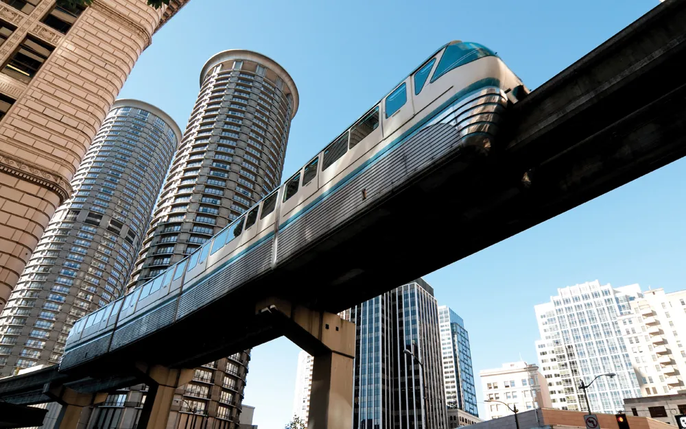 Le Seattle Center Monorail ©iStockphoto.com/james Anderson 
