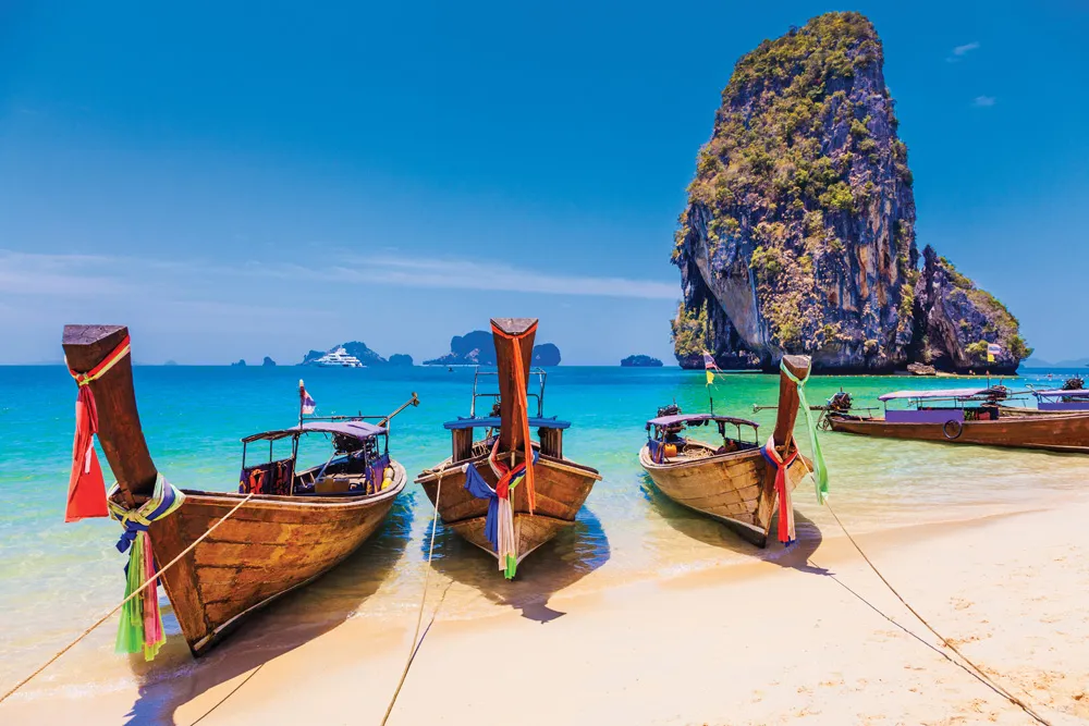 Bateaux traditionnels, Thaïlande | © iStockphoto.com/yupiyan 