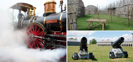 Pointe-du-Buisson Musée québécois d'archéologie, à Beauharnois en Montérégie.