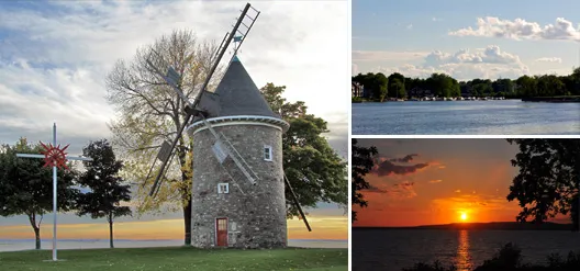 Moulin à vent de Pointe-Claire | ©Parcours riverain - Ville de Montréal