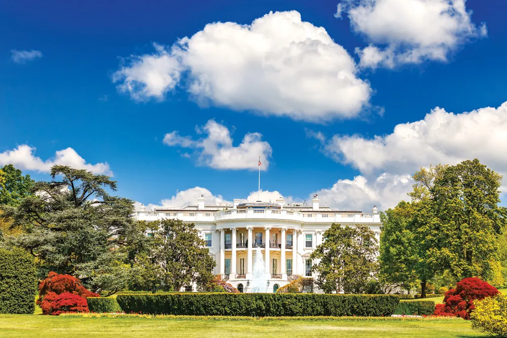 À Washington la Maison Blanche © Dreamstime.com/Sborisov